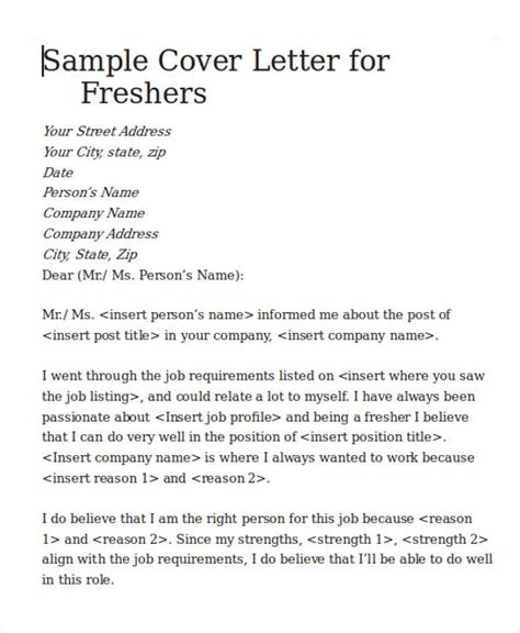 A letter of recommendation is one of the most important components of your college application. Cover Letter for Software Engineer - 5+ Examples in Word, PDF
