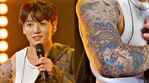 Bts Jungkook Flexes His Tattoo Sleeve And Explains The Meaning Behind Them For The First Time