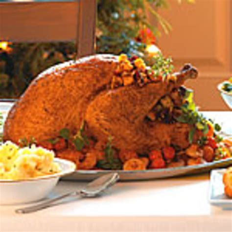 Herbed Turkey With Cranberry Apricot Stuffing Canadian Living