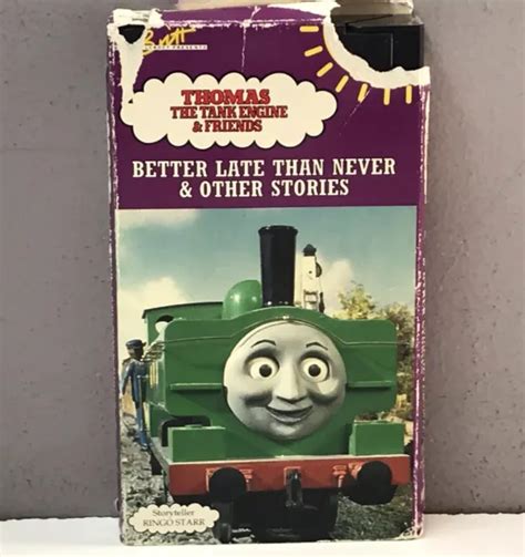 Thomas Tank Engine Friend Better Late Than Never Vhs Video Tape Buy