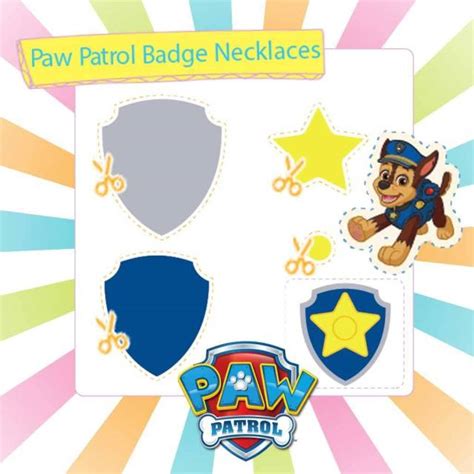 Paw Patrol Badge Template Printable Templates Mte2mjmy Resume Examples