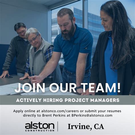 Alston Construction On Linkedin Project Manager