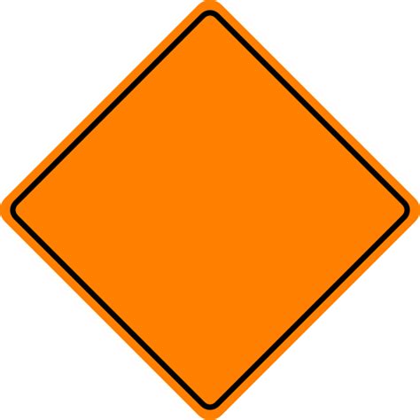 Blank Construction Sign Png All