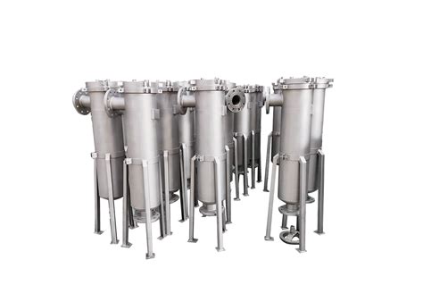 Stainless Vertical Pulse Jet Bag Filter High Pressure Bag Filter System