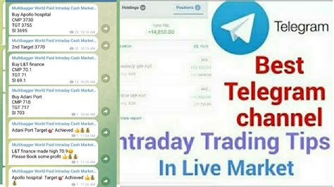 Best Telegram Channel For Stock Market Intraday Trading Tips Intraday