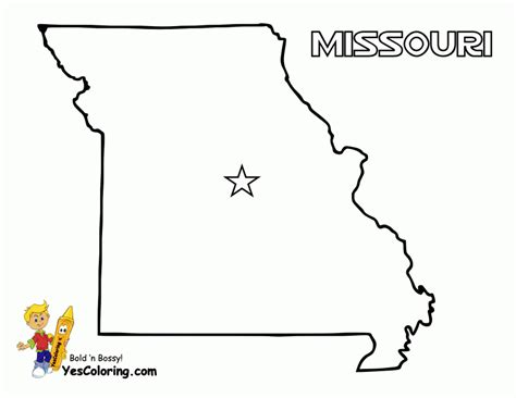 Missouri State Map Outline Autobedrijfmaatje Printable Blank Map Of