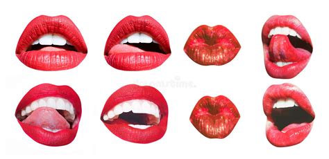 Download Pouting Red Lips Tongue Out Wallpaper Wallpapers Com
