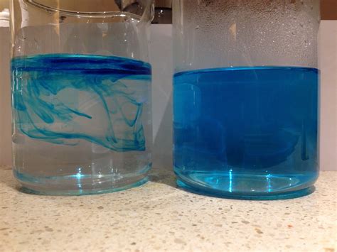 Coldwater washing is best for bright or dark colors, delicate fabrics, or homemade items. Molecules moving in warm and cold water | ingridscience.ca