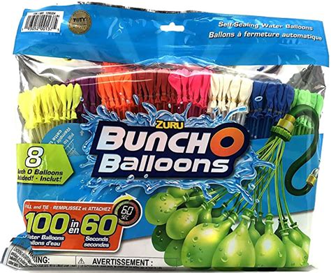 Bunch O Balloons. Fill and Tie 100 Water Ballons in 60 Seconds. 8 Bunch O Balloons Included in ...