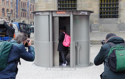 Amsterdam Is Home To The Worlds First Retractable Female Toilet Urinals Public Space Design
