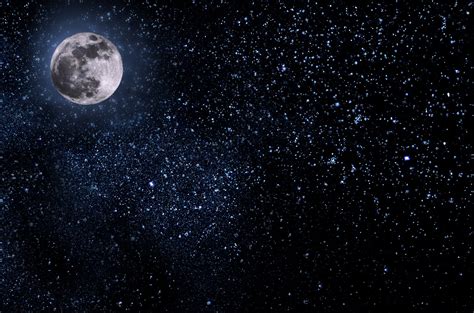 Фото Небо Звезды Луна Telegraph