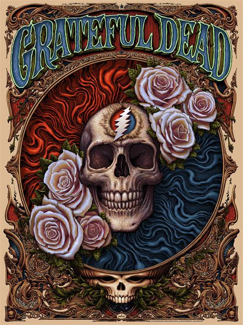 Inside The Rock Poster Frame Blog Grateful Dead Print By Nc Winters