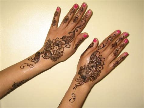 Simple Arabic Hand Back Mehndi Design Easyday