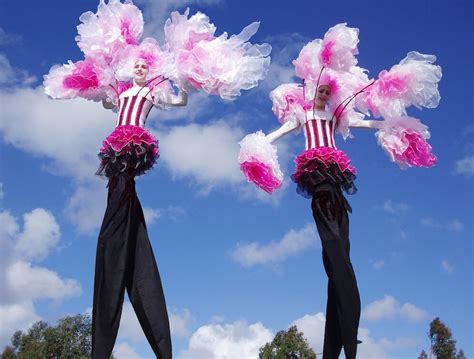 Blossom Stilt Walkers For Hire For Events And Festivals
