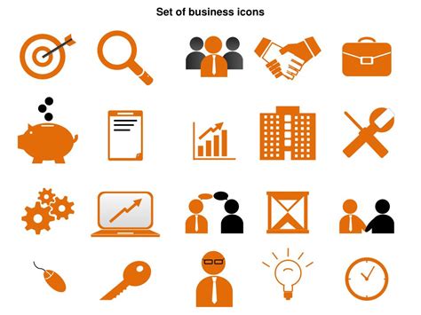 Ppt Set Of Business Icons Powerpoint Presentation Free Download Id