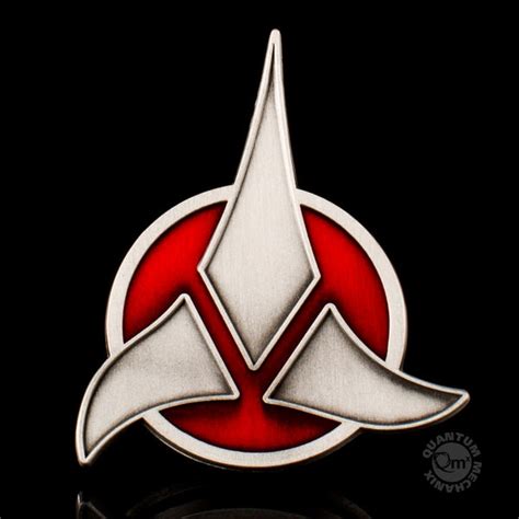 Star Trek Klingon Emblem Badge Quantum Mechanix