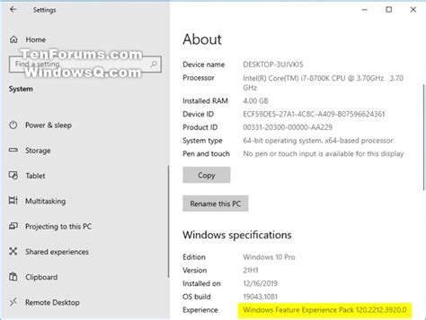 Kb5004393 Windows Feature Experience Pack For Windows 10 June 22