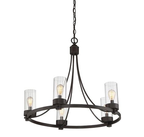 Consisting 3 shades bathroom vanity fixtures, it is enough to adequate you can install it as wall hanging light or overhead bathroom vanity. Trade Winds Hoop 5-Light Chandelier in Oil Rubbed Bronze ...