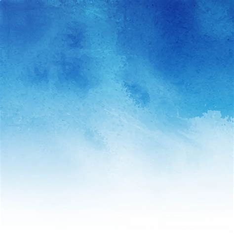 Watercolor Abstract Blue Background
