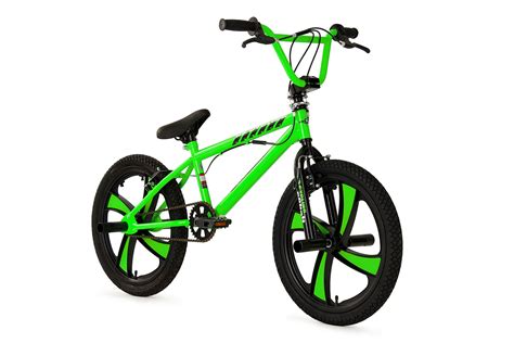 Bmx Freestyle 20 Cobalt Vert Fluo Ks Cycling Cdiscount Sport