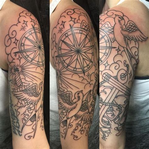 Nautical Theme Half Sleeve Halfsleeve Tattoos Girlswithtattoos