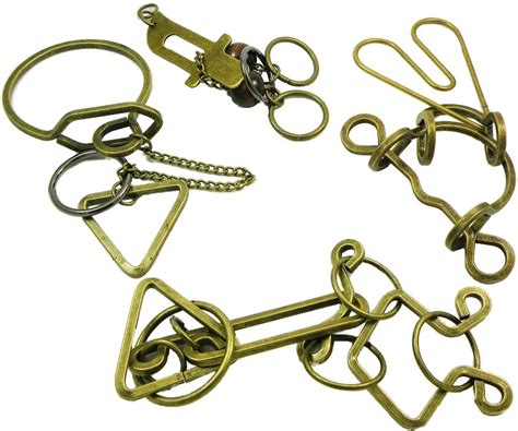 The player must understand the principle behind the a simple wire puzzle is often made up of two or three metal shapes, with the goal of disentangling them without cutting or bending the material. Wire Metal Puzzle Set of Four (Brass)