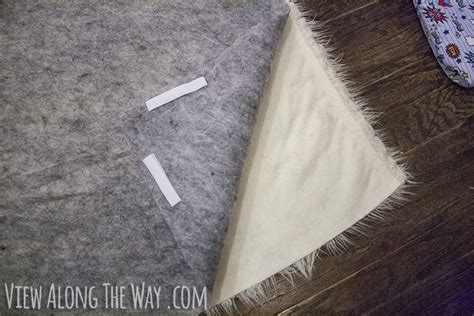 How To Make A Diy Faux Fur Rug View Along The Way
