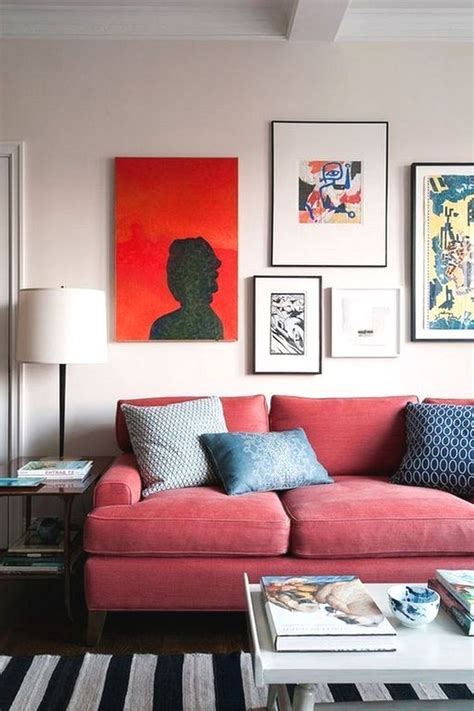 Coach living room illustrations & vectors. 20 Cozy Modern Red Sofa Design Ideas for Living Room | Red ...