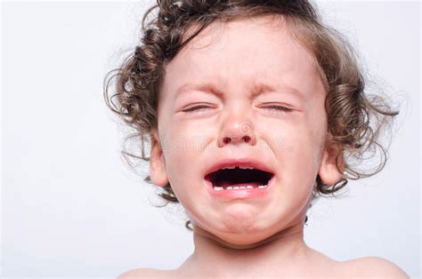 Portrait Of A Baby Boy Upset Crying Stock Image Image Of Displeased