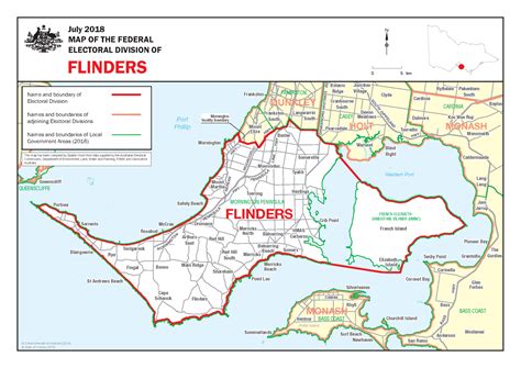 Flinders Electorate And Map Professor The Hon Greg Hunt