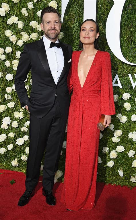 Jason Sudeikis And Olivia Wilde From 2017 Tony Awards Red Carpet Arrivals
