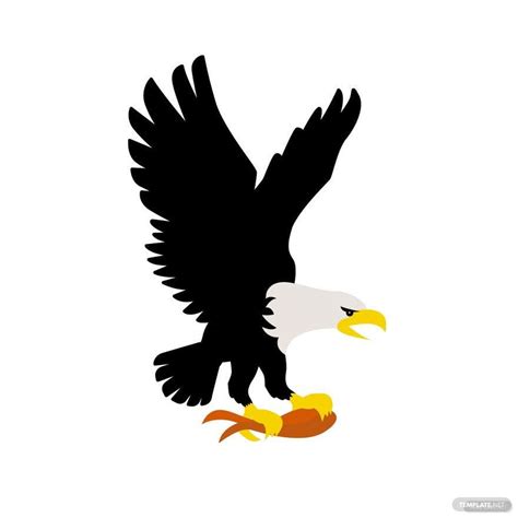 Eagle Landing Clipart In Illustrator Download