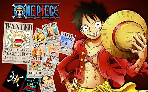 Amazon Com TYZZHOA PCS Anime One Piece Wanted Posters Cm New Bounty Edition Straw Hat
