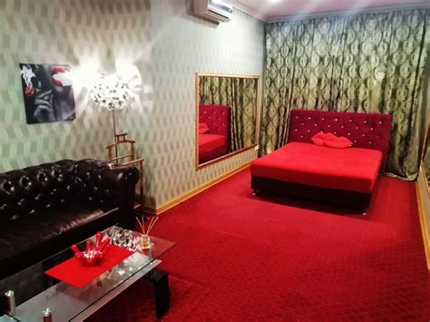 interior of erotic massage salon red light in kiev