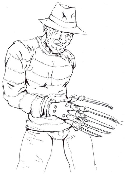 Freddy Krueger Coloring Pages Printable