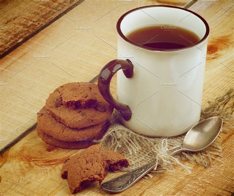 Tea And Cookies High Quality Food Images ~ Creative Market