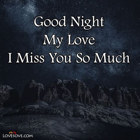 Good Night My Love I Miss You So Much
