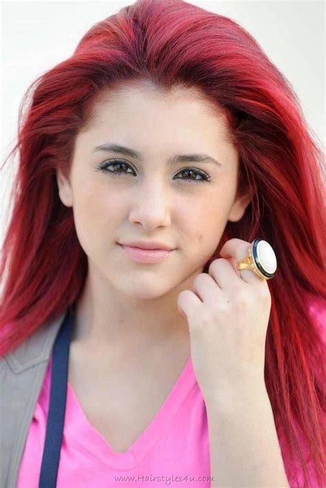 Arianna Grande Red Hairstyles Shes So Gorguess Ariana Grande Red