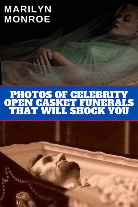 Photos Of Celebrity Open Casket Funerals That Will Shock You In 2020
