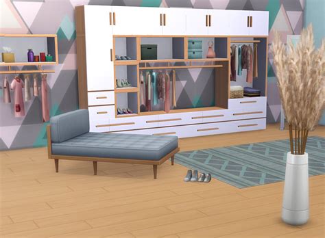 The Sims 4 Dream Home Decorator Modular Closet System Preview Simsvip