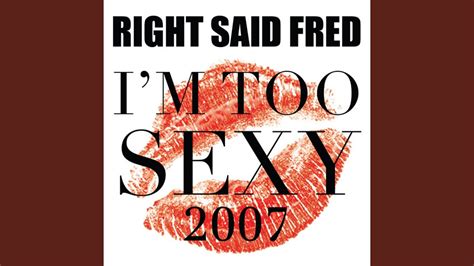 Im Too Sexy Original Mix 2006 Version Youtube