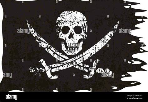Tattered Pirate Flag Tattoo