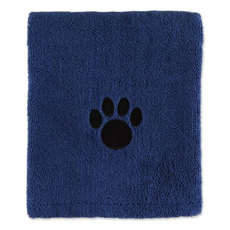 Bone Dry Navy Embroidered Paw Pet Towel Kitchen Towels Michaels