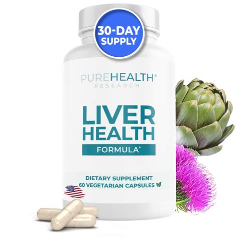 Liver Health Formula Liver Cleanse With Milk Thistle Curcumin