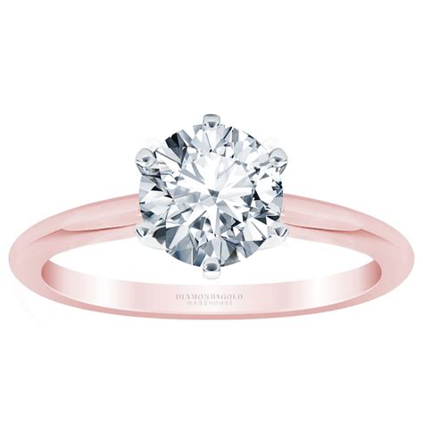 6 Prong Diamond Solitaire Engagement Ring At Diamond And