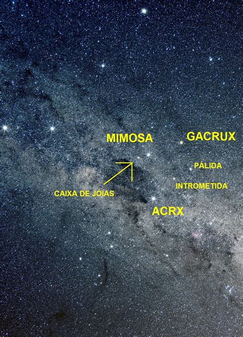 Cruzeiro do sul (crux) é uma constelação austral. Astronomia e Universo: Constelação do Cruzeiro do Sul e o ...