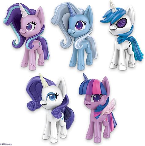 ください My Little Pony Unicorn Sparkle Collection Set Of 5 Toy Pony 3 Inch