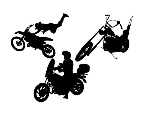 Motorcycle Silhouette Svg Digitanza Silhouette Svg Silhouette Png