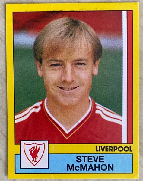 Original Unused Panini Football Sticker Steve Mcmahon Liverpool