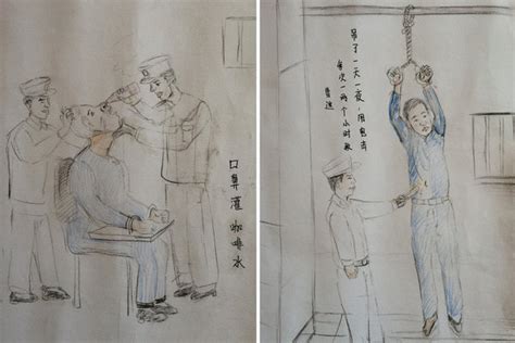 Drawings Of Police Torture Seize Chinas Attention The New York Times